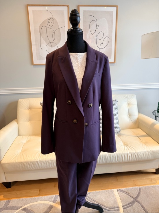 RW&CO. Pants - RW&CO. Double-Breasted “Oversized-look” Purple Women’s Suit
